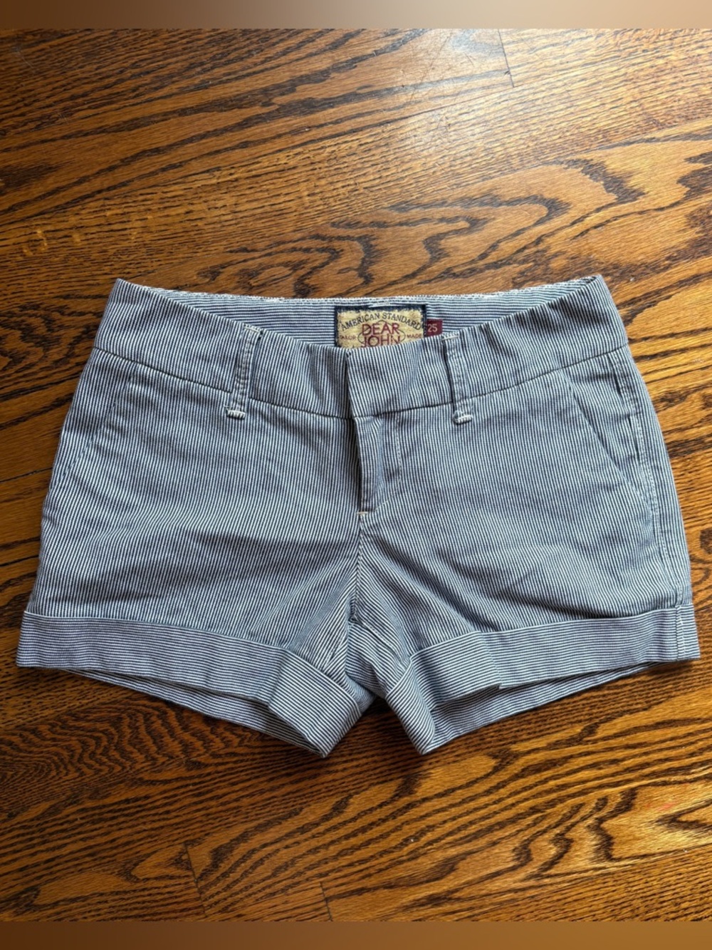 Dear John Blue Striped Shorts